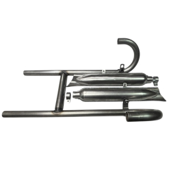 Układ wydechowy kolana tłumiki Ural M-61/ M-62 Ural-650 cc rybki  SUROWY